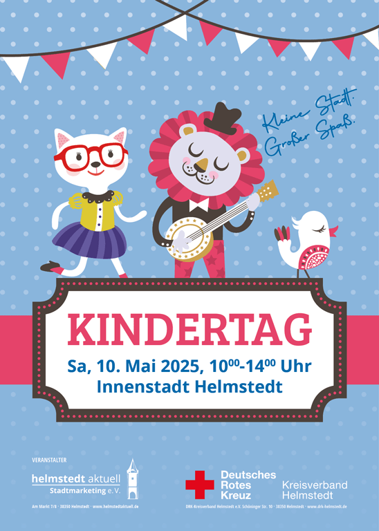 Flyer zum Kindertag in Helmstedt 2025