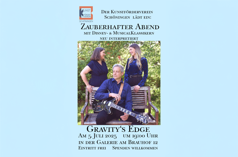 Gravity's Edge tritt mit dem Besten aus Musicals in der Galerie am Brauhof auf.