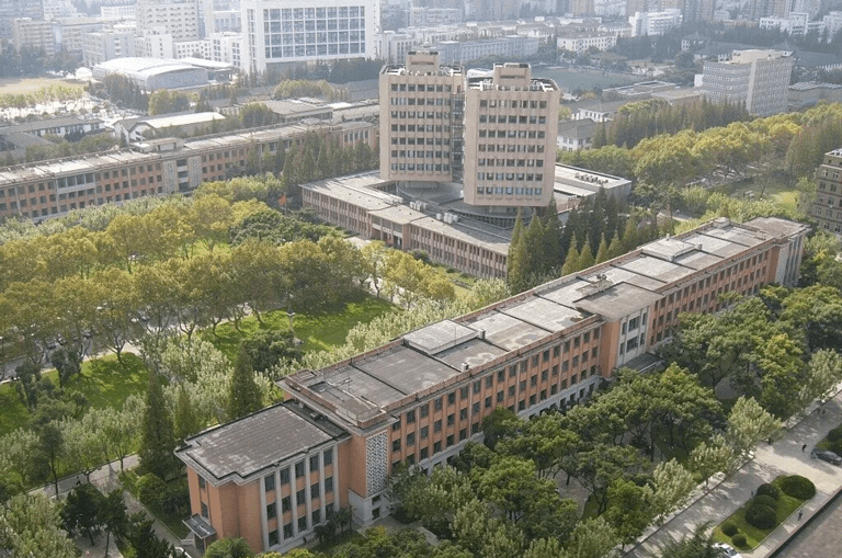 Das Campusgelände der Hochschule in Shanghai
