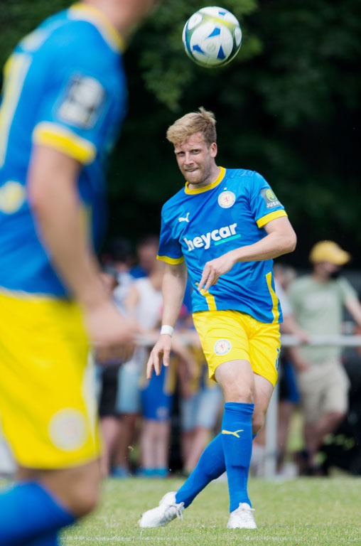 Von 2021 bis 2024 lief Brian Behrendt insgesamt 71-mal für Eintracht Braunschweig auf. Foto: Eintracht