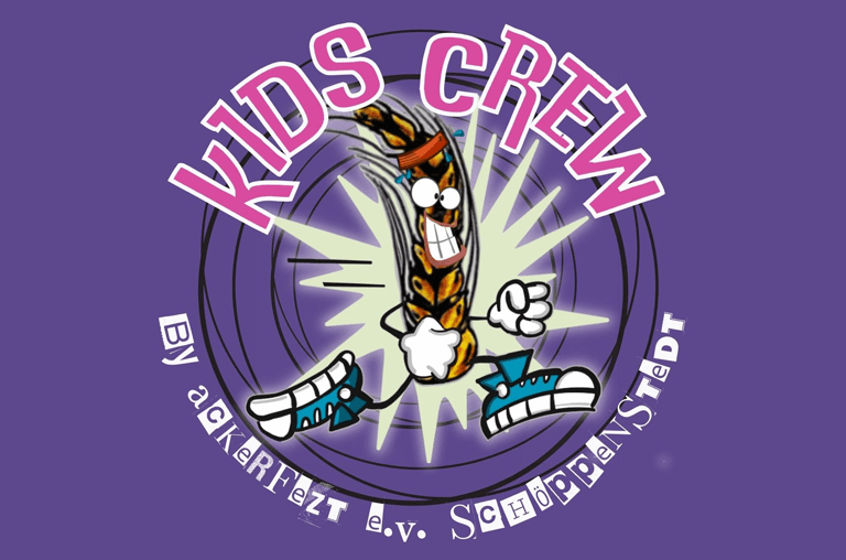 Das Ackerfest-Kids-Crew-Logo im Querformat