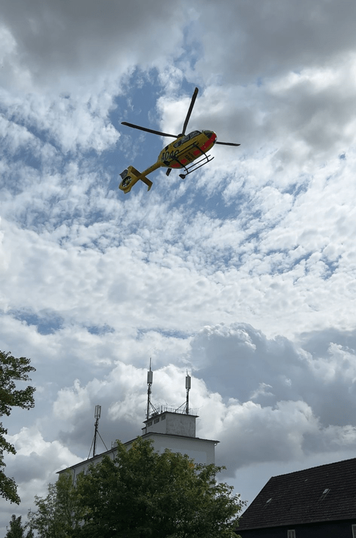 First Responder Einsatz Schöppenstedt mit Rettungshubschrauber