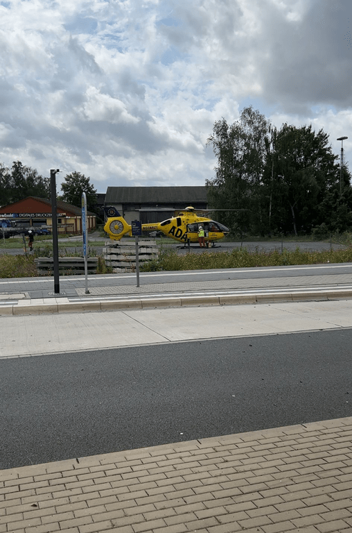 First Responder Einsatz Schöppenstedt mit Rettungshubschrauber