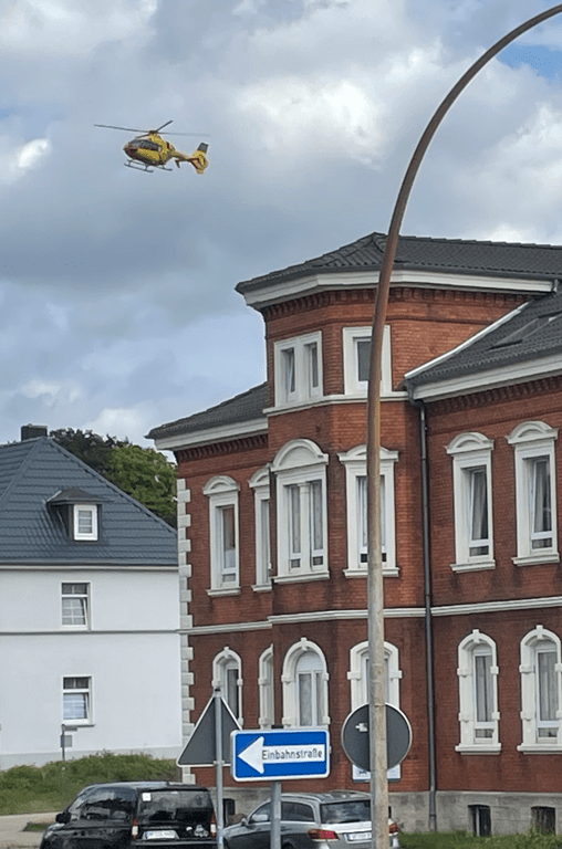 First Responder Einsatz Schöppenstedt mit Rettungshubschrauber