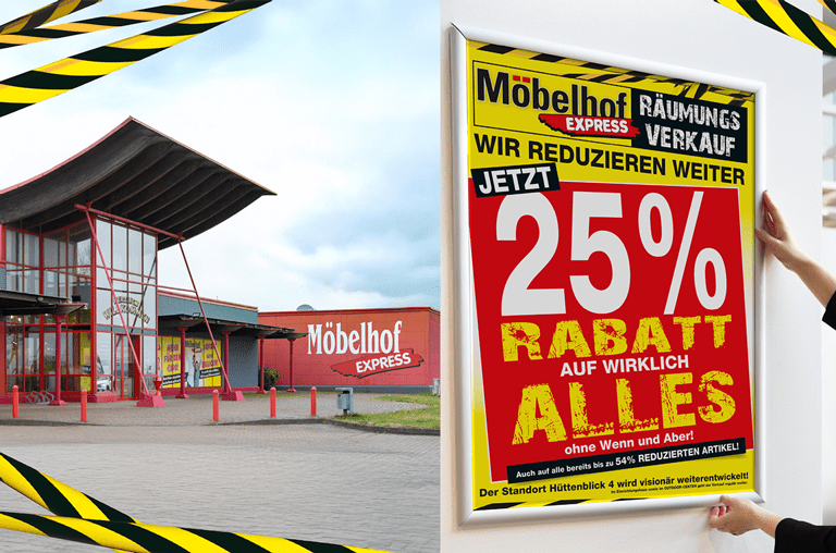 Der Möbelhof Adersheim, die 25%-Aktion