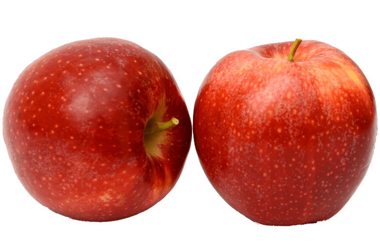 Freigestellter Rubinette Apfel