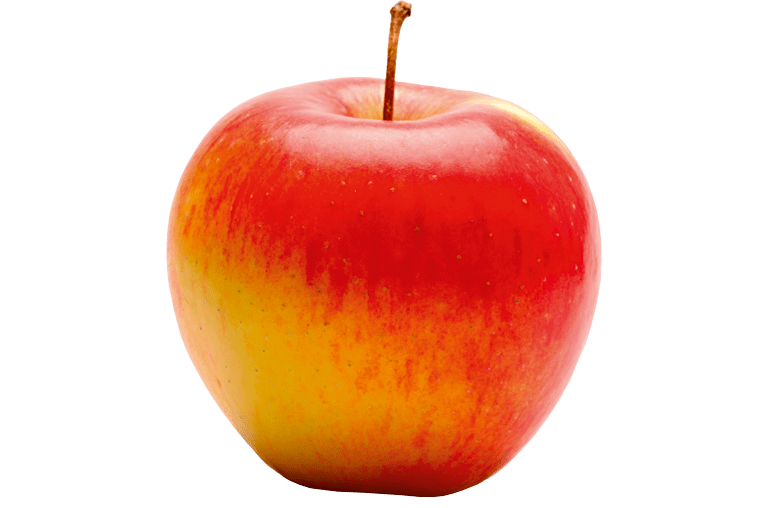 Freigestellter Pinova Apfel