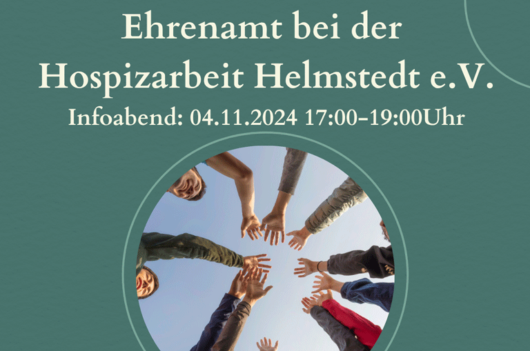 In Helmstedt findet ein Informationsabend zur Hospizarbeit statt. Denn Freiwillige können auf verschiedene Arten helfen.