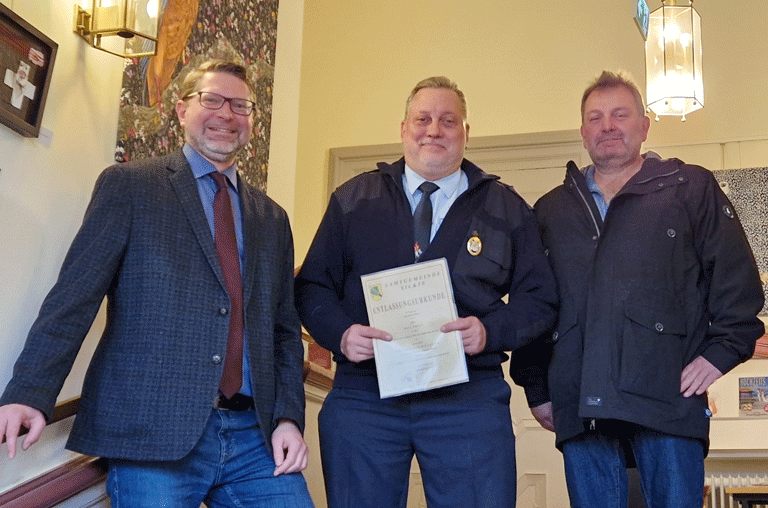 Nach langen Jahren im Dienste der Feuerwehr wurde Maic Ehlert aus seinem Dienst als stellvertretender Ortsbrandmeister entlassen.